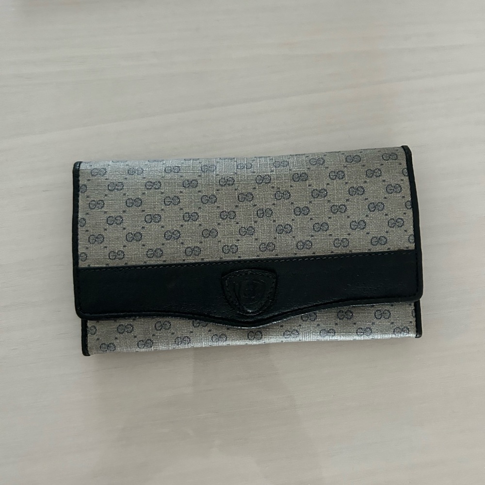 Gucci Vintage GG monogram long wallet
